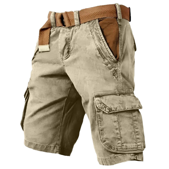 Pantaloni scurți pentru bărbați cu design utilitar 9