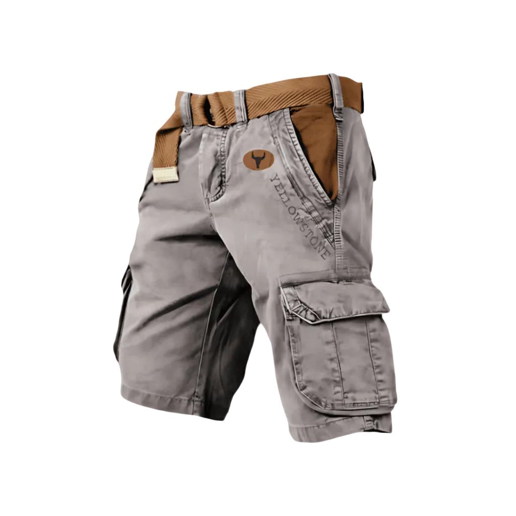 Pantaloni scurti cargo pentru bărbați, design modern 0