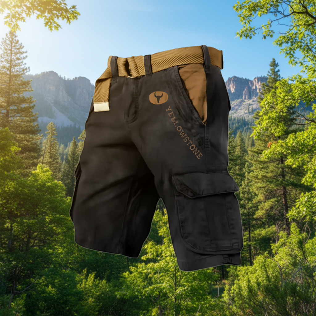 Pantaloni scurti cargo pentru bărbați, design modern 3