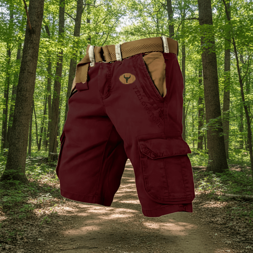 Pantaloni scurti cargo pentru bărbați, design modern 6