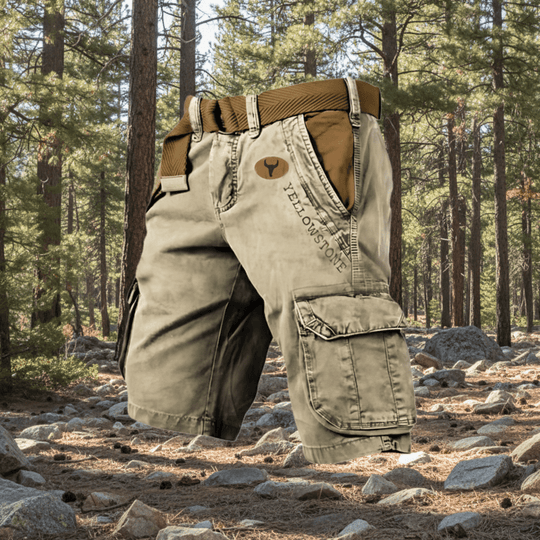 Pantaloni scurti cargo pentru bărbați, design modern 9