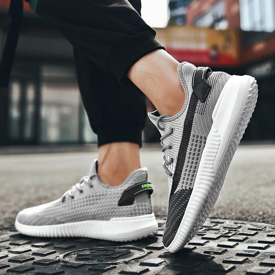 Pantofi Sport Țesăți Cu Model De Plasă Pentru Bărbați