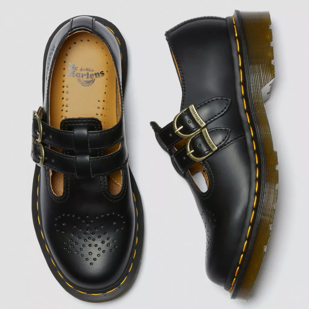 Pantofi Mary Jane pentru femei cu cataramă dublă, eleganți pentru ținute de vară 4
