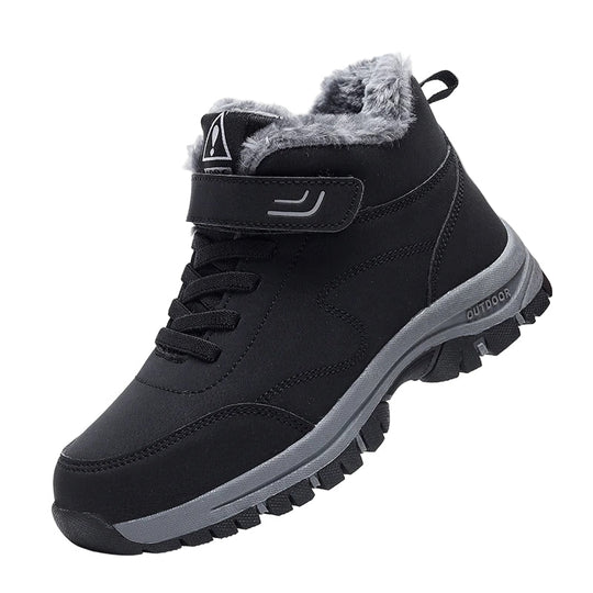 Pantofi de iarnă pentru bărbați, design ergonomic, impermeabili, cu izolație termică 0