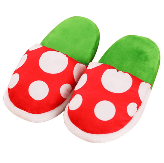 Pantofii Pufoși Cu Floare De Piranha