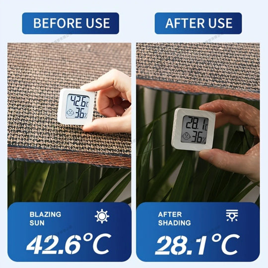 Pânză de Umbră pentru Grădină cu Design cu Ochiuri 4