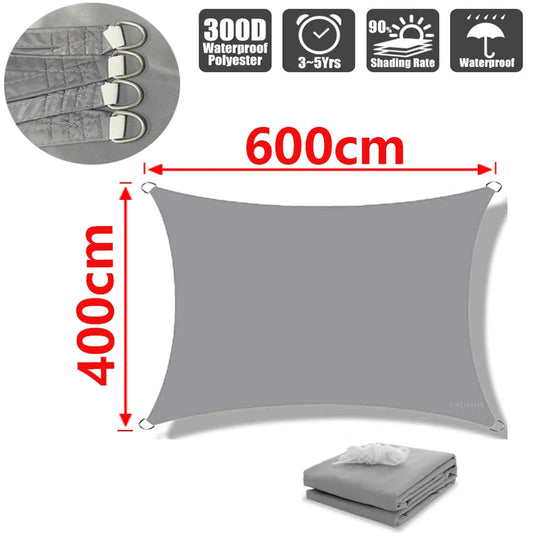 Pânză de umbră pentru exterior cu protecție UV și impermeabilă 13