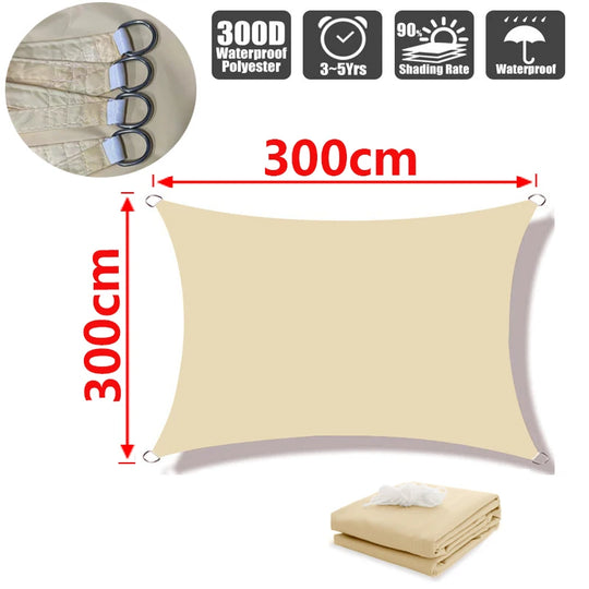 Pânză de umbră pentru exterior cu protecție UV și impermeabilă 22
