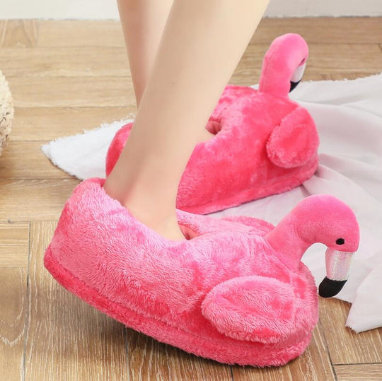 Papuci Cu Flamingo