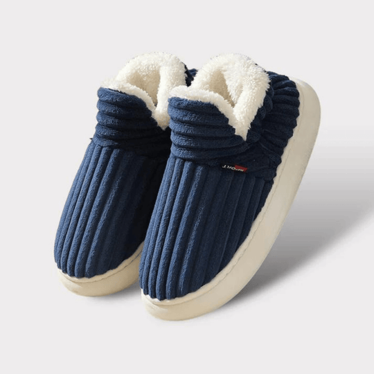Papuci unisex, moi, din pluș, antiderapanți, design ergonomic 2