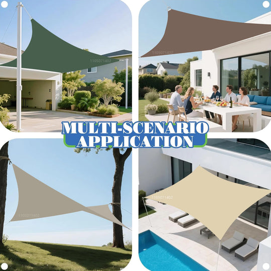 Parasolar Exterior Cu Protecție UV Și Design Modern 3