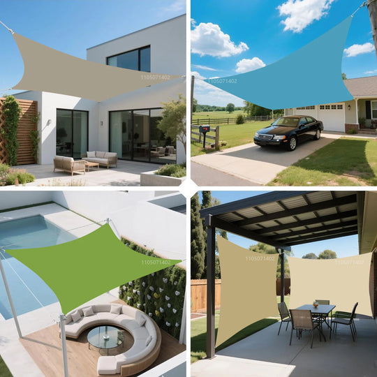 Parasolar Exterior Cu Protecție UV Și Design Modern 4