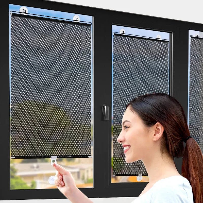 Parasolar Retractabil Interior Modern pentru Protecție UV 0