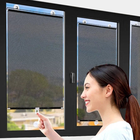 Parasolar Retractabil Interior Modern pentru Protecție UV 0