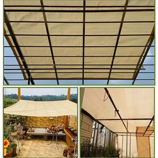 Parasolar pentru Terasă și Seră cu Plasă de Umbră Durabilă 3