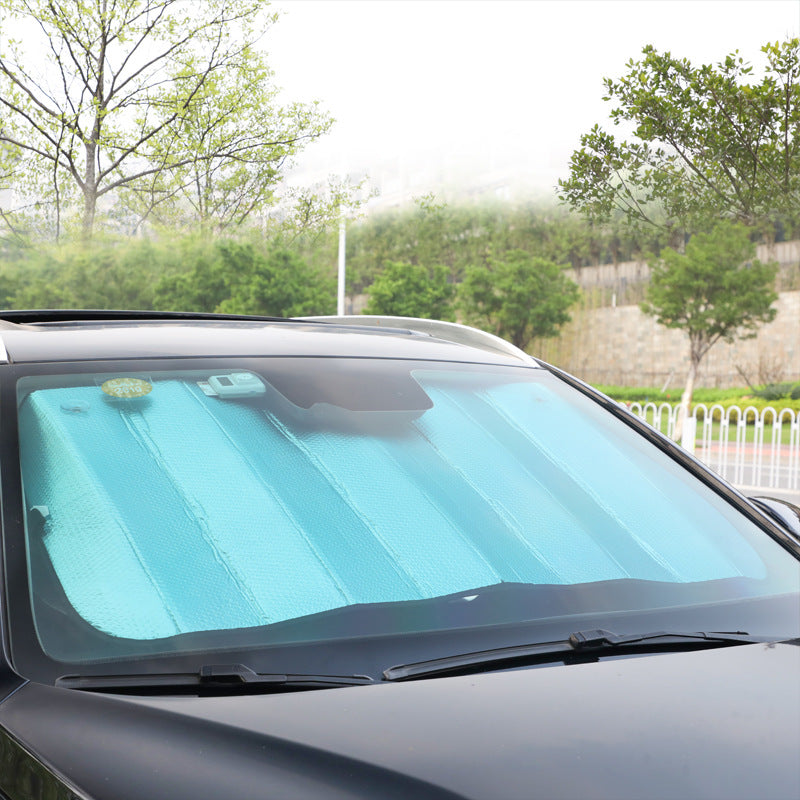 Parasolar pliabil unisex pentru mașină cu protecție termică reflectorizantă 2