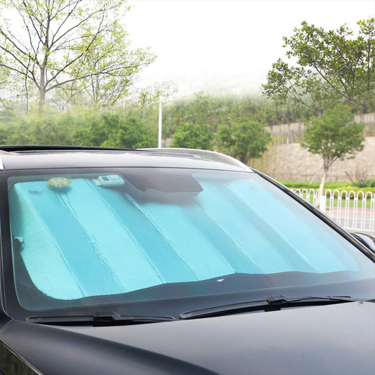 Parasolar pliabil unisex pentru mașină cu protecție termică reflectorizantă 2