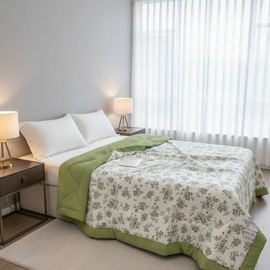 Pătură de vară Florală pentru Nopți Confortabile 2