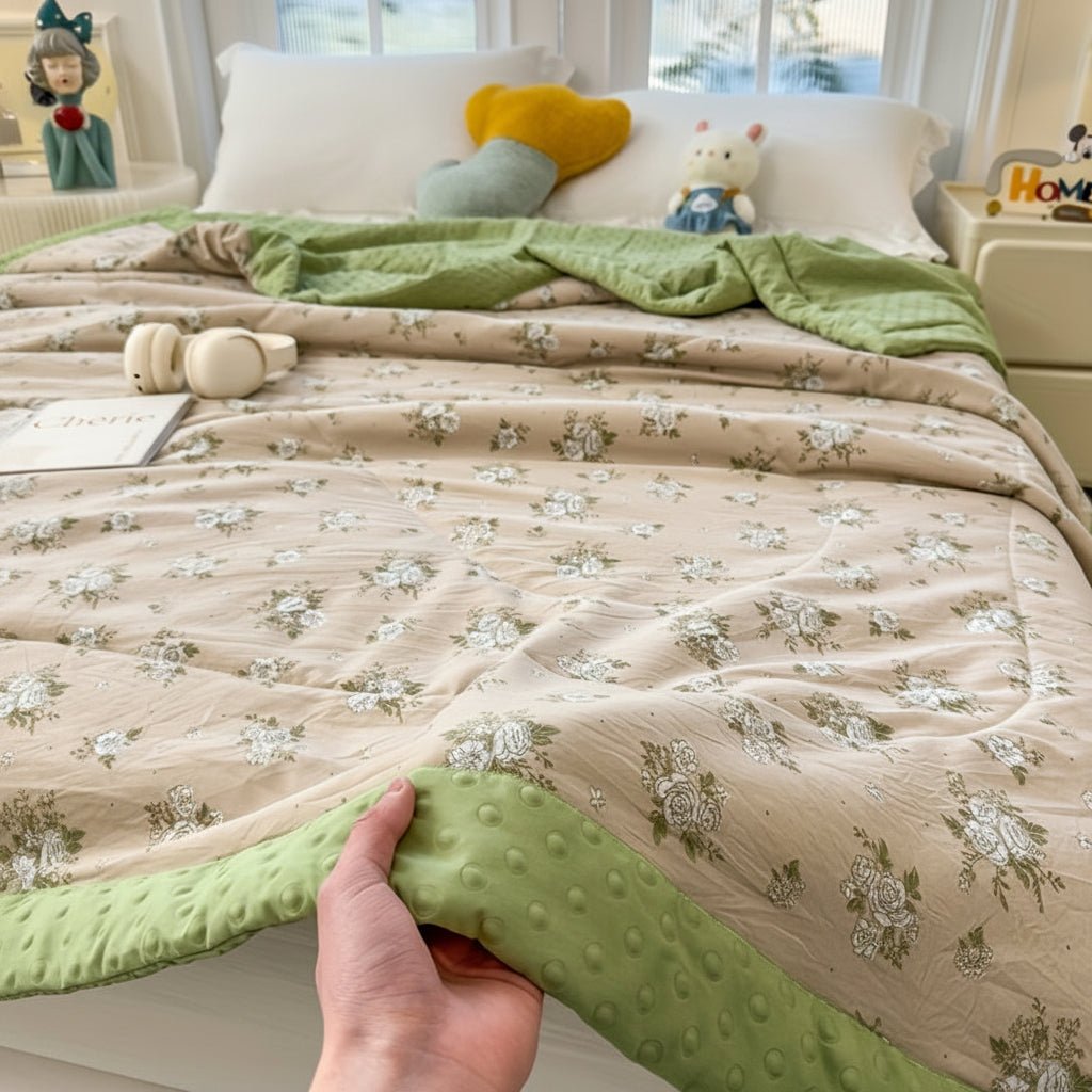 Pătură de vară Florală pentru Nopți Confortabile 8