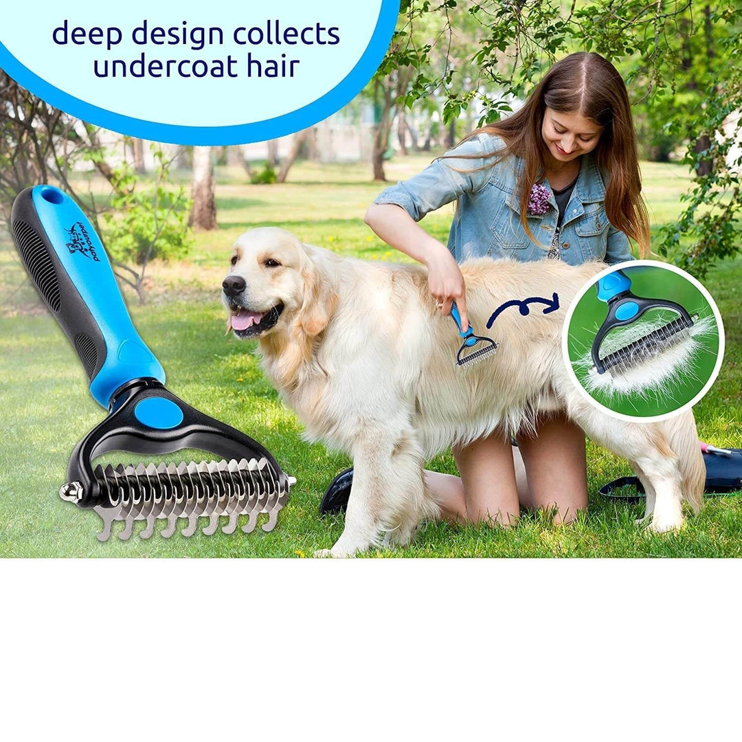 Perie De Îngrijire Pentru Animale De Companie Cu Perii Duble