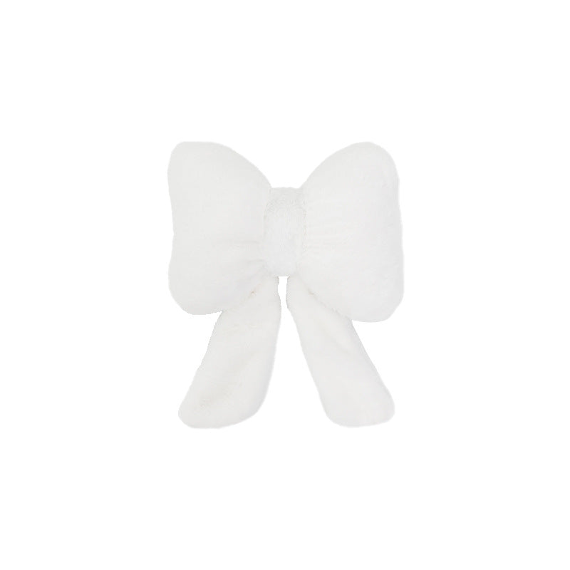 Pernă Decorativă Damenă cu Fundă și Cozi Lungă Plușate 12