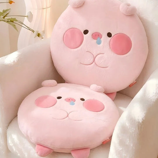 Pernă Rotundă de Podea pentru Copii cu Design Drăguț de Porc 2