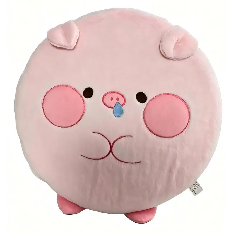 Pernă Rotundă de Podea pentru Copii cu Design Drăguț de Porc 4