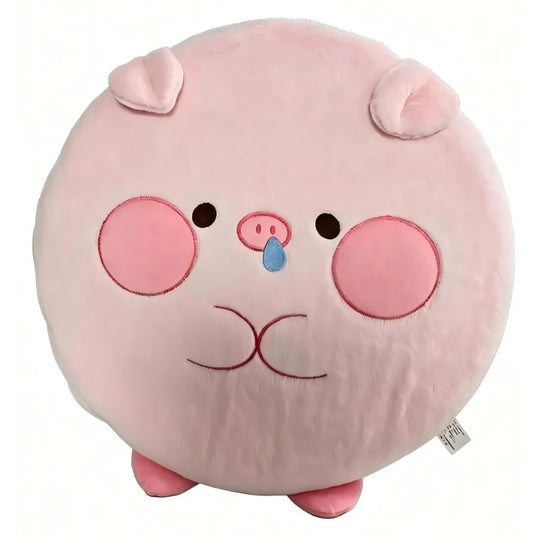 Pernă Rotundă de Podea pentru Copii cu Design Drăguț de Porc 4