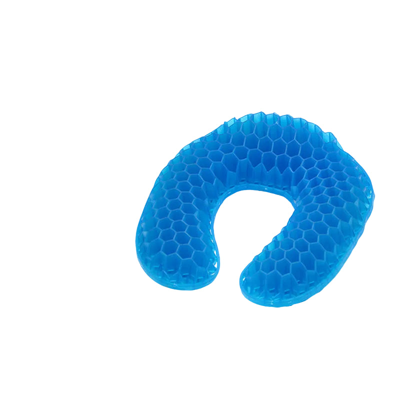 Pernă de Gât Unisex în Formă de U cu Gel Răcoritor și Design Tip Fagure 0
