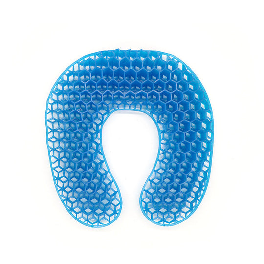 Pernă de Gât Unisex în Formă de U cu Gel Răcoritor și Design Tip Fagure 2