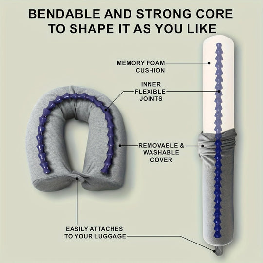 Pernă de călătorie ergonomică pentru confort maxim 6