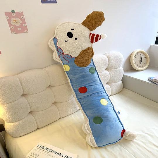 Pernă de corp extra lungă cu design de câine pentru copii 0