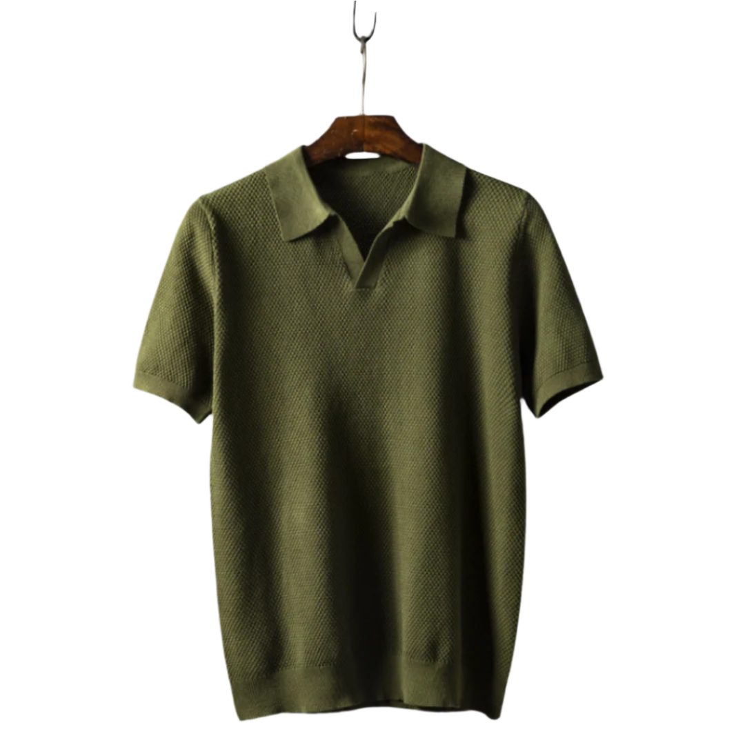 Polo Décontracté pour Homme en Tissu Respirant 0