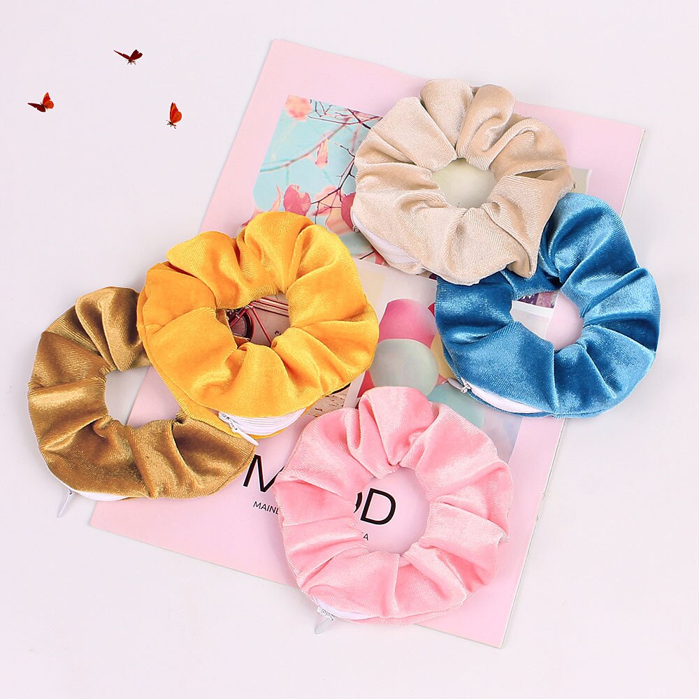 Portofel Cu Scrunchies Pentru Păr (3 Bucăți)