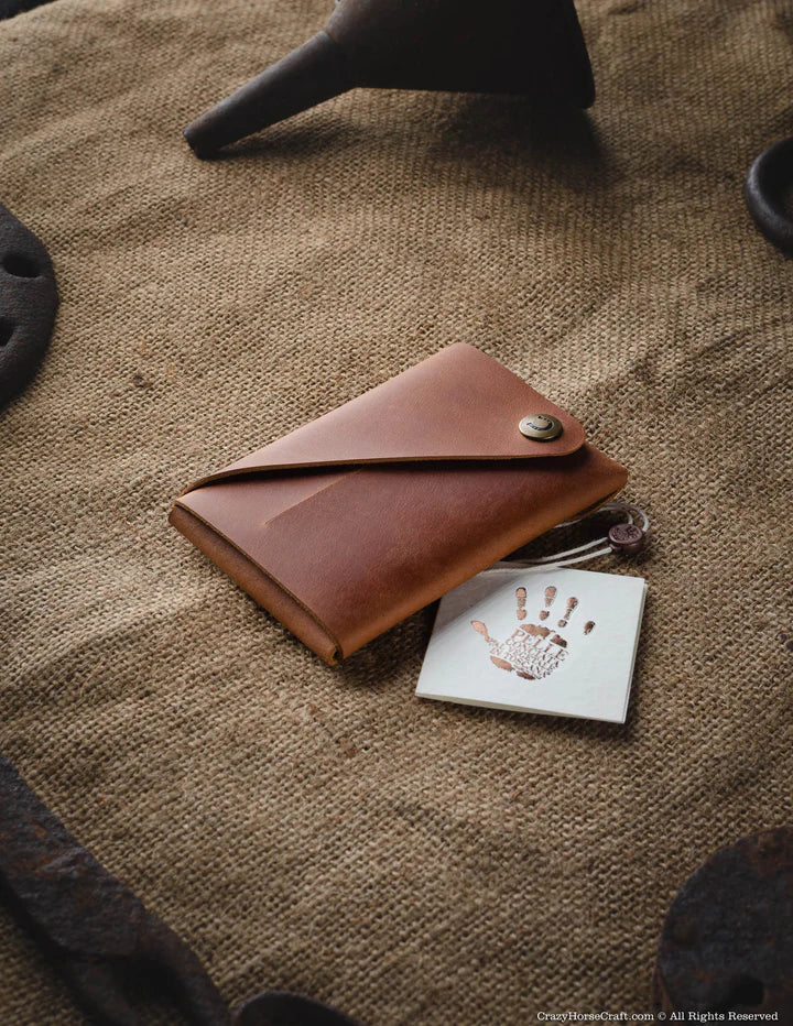 Portofel Minimalist Slim Pentru Carduri Din Piele