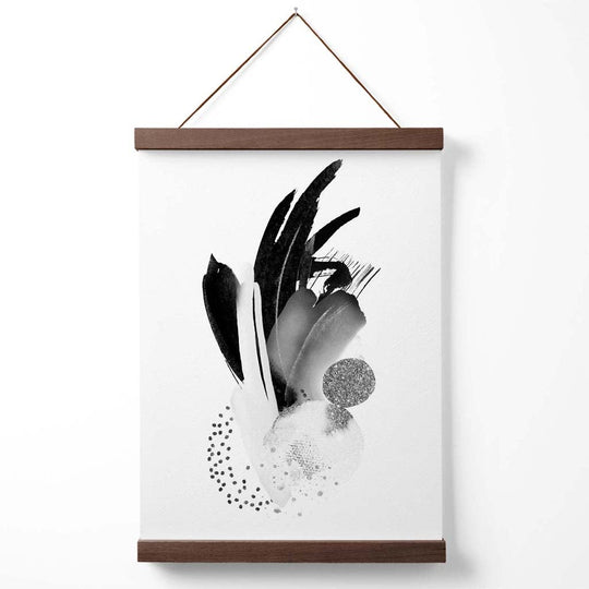 Poster Abstract Alb-Negru Înramat Modern 4