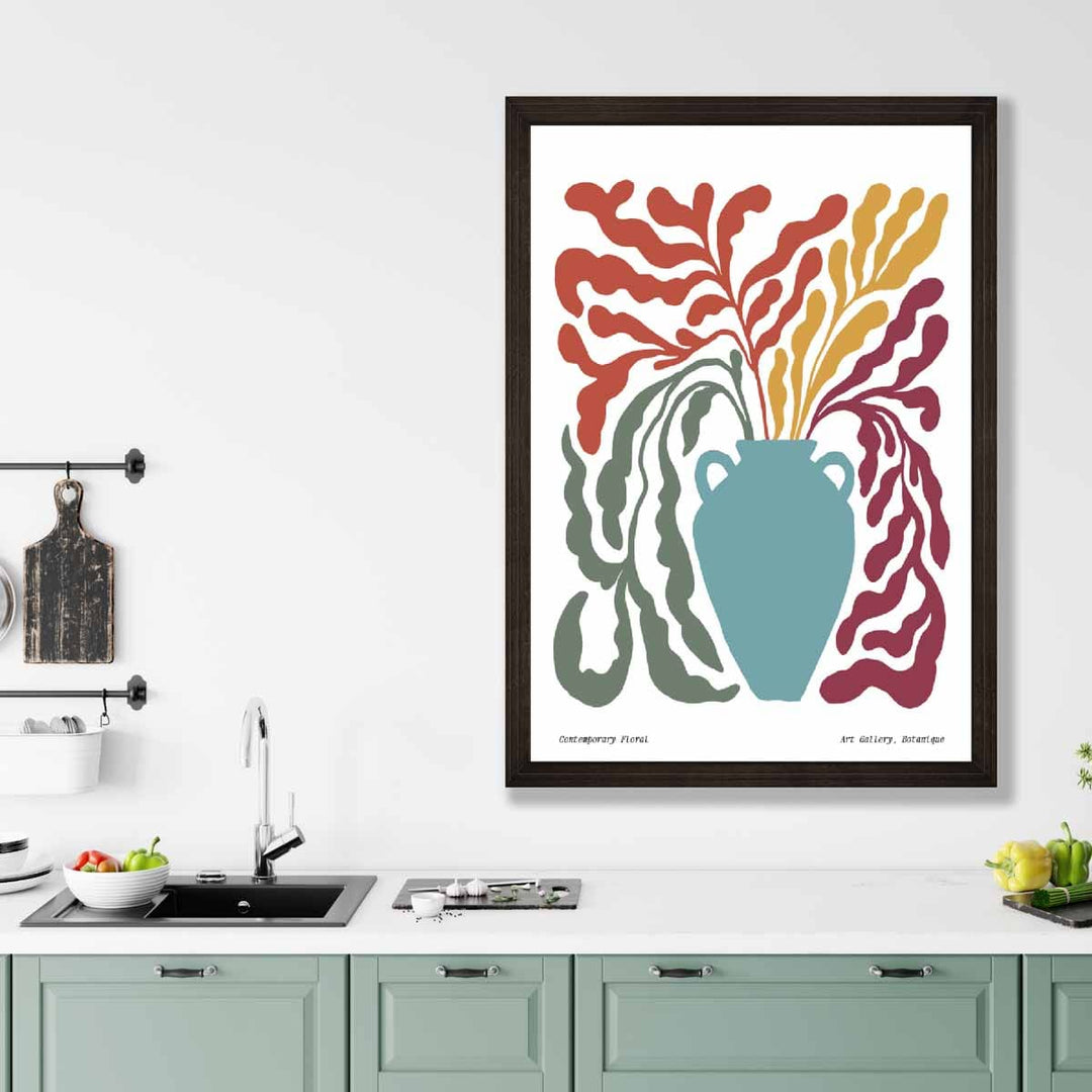 Poster Boho Floral Contemporan 3