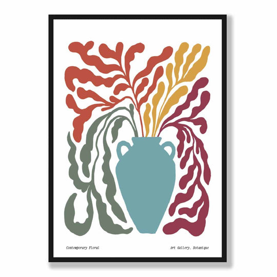 Poster Boho Floral Contemporan 5