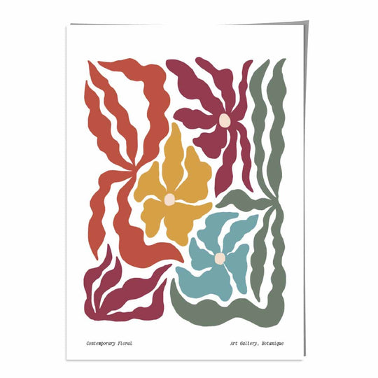 Poster Botanic cu Flori pentru Decor Boho 0