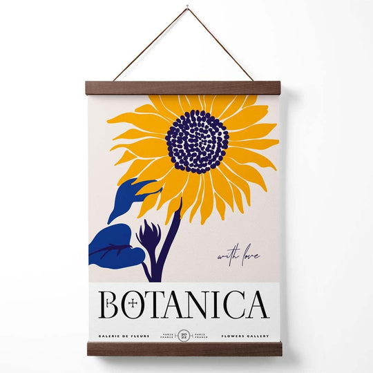 Poster Floarea Soarelui cu Suport pentru Expoziție Decorativ Interior 4