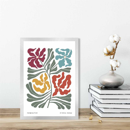 Poster Floral Boho Contemporan 2