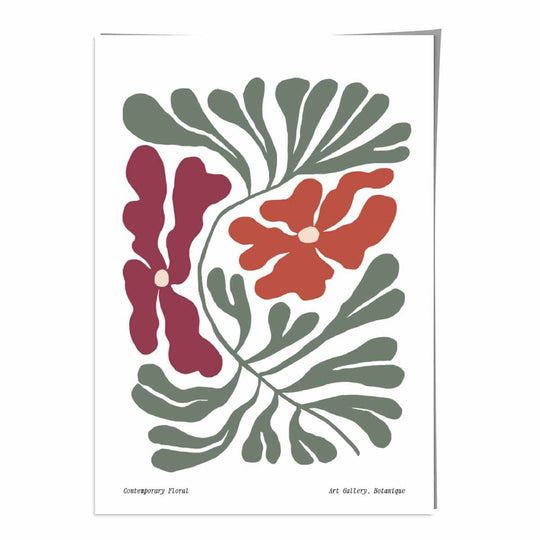 Poster Floral Boho Contemporan pentru Decor Interior 0