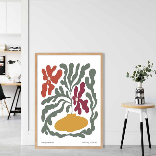 Poster Floral Boho Contemporan pentru Decor Interior 1