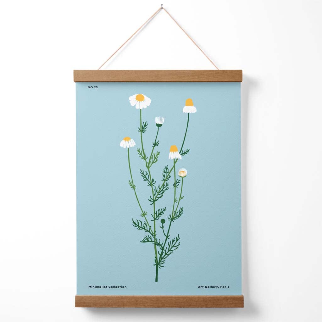 Poster Minimalist cu Flori pentru Piață 3