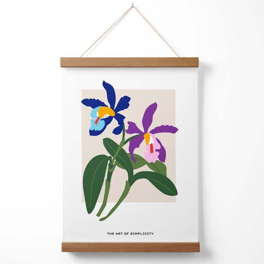 Poster cu Iris Albastru și Violet pentru Decorare 3