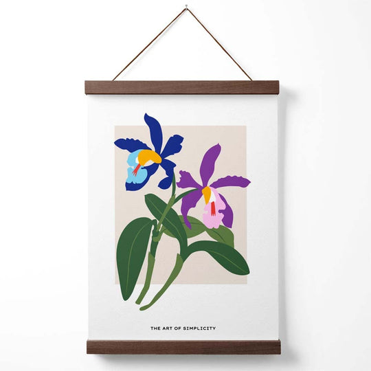 Poster cu Iris Albastru și Violet pentru Decorare 4