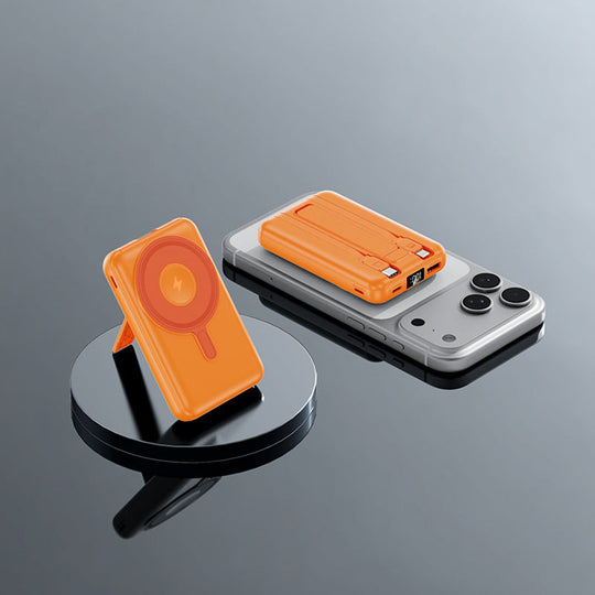 Power Bank Portabil Multifuncțional cu Încărcare Wireless și Suport Smartphone 0