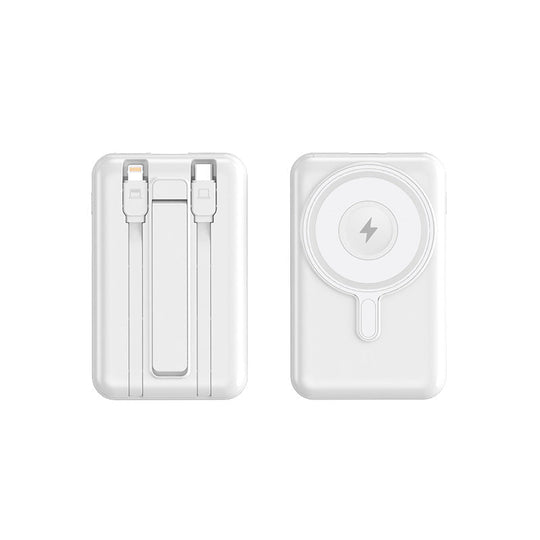 Power Bank Portabil Multifuncțional cu Încărcare Wireless și Suport Smartphone 1