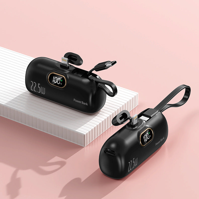 Power Bank Portabil cu Cablu Integrat și Încărcare Rapidă 11