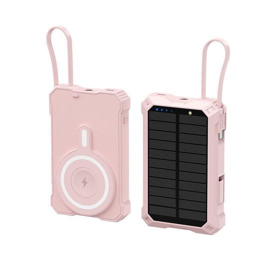 Power Bank Portabil cu Încărcare Solară și Wireless pentru Bărbați și Femei 4